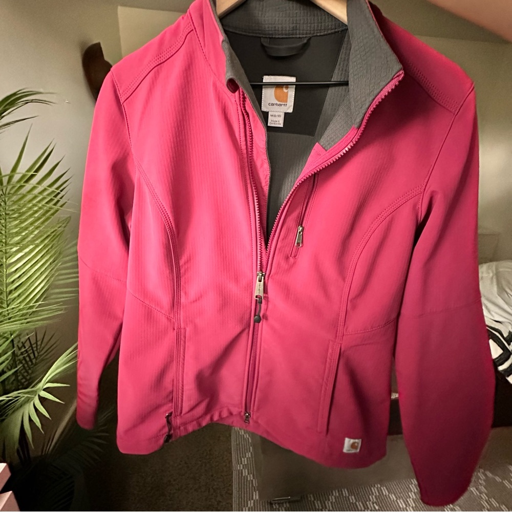 Carhartt Women's Raspberry Softshell Jacket - Picture 2 of 6